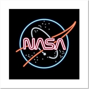 Neon NASA Posters and Art